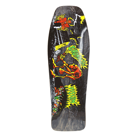 Vision Groholski Graveyard Mob Deck - 9.75"x31.5" BLK STAIN