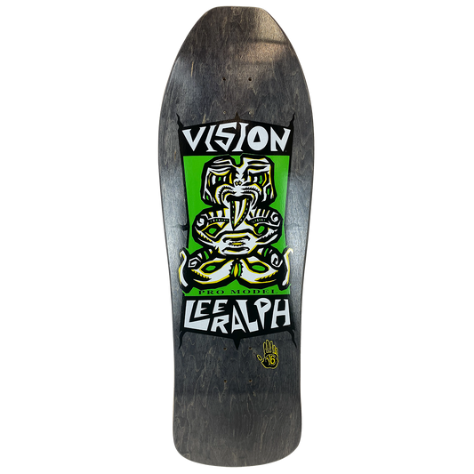 Vision Lee Ralph Tiki Deck - 10"X 31.75" Black Stain
