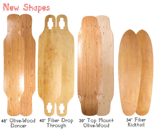 New Longboard Shapes