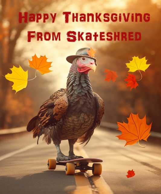 Happy Thanksgiving Sale On All Longboards And Skateboard Parts