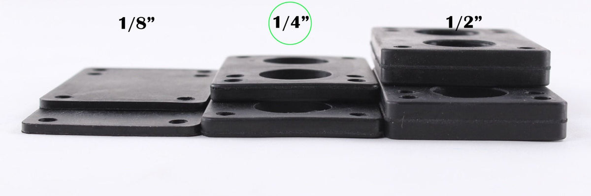 1/4" Rubber Risers