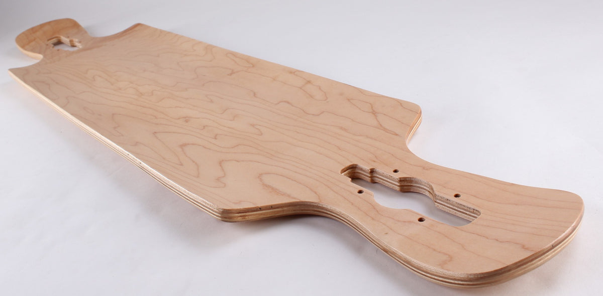 42" x 9.5" Drop Through Double Kick Blank Deck
