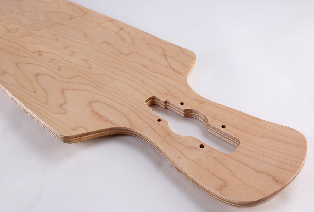 42" x 9.5" Drop Through Double Kick Blank Deck