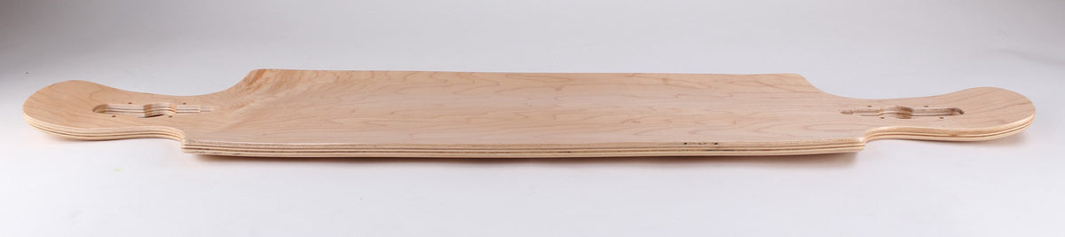 42" x 9.5" Drop Through Double Kick Blank Deck