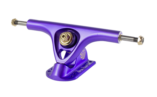 V3 Hollow Lite 180mm 50º Longboard Trucks Purple Satin
