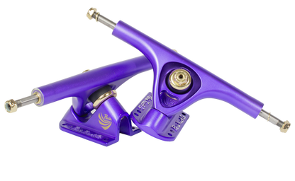 V3 Hollow Lite 180mm 50º Longboard Trucks Purple Satin