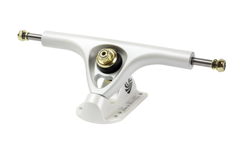 V3 Hollow Lite 150mm 50º Longboard Trucks White Pearl