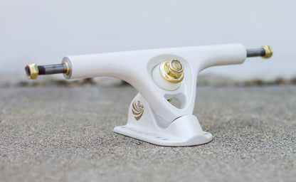 V3 180mm 50º Longboard Trucks Pearl White