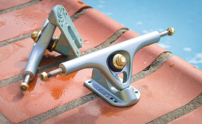 V3 180mm 50º Longboard Trucks Crystal Blue