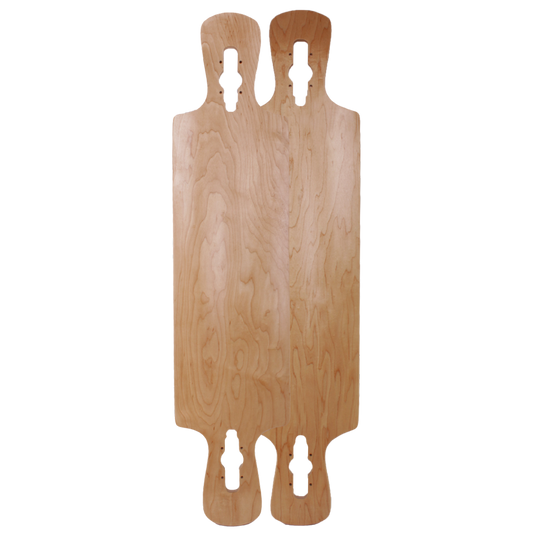42" x 9.5" Drop Through Double Kick Blank Deck