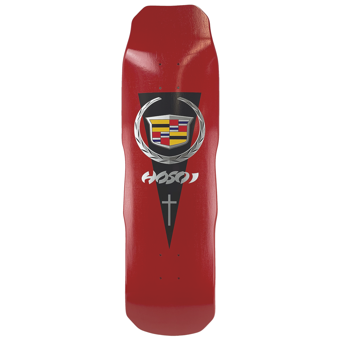 Hosoi Skateboards Cadillac Deck- 9.25"x32.5" - Red