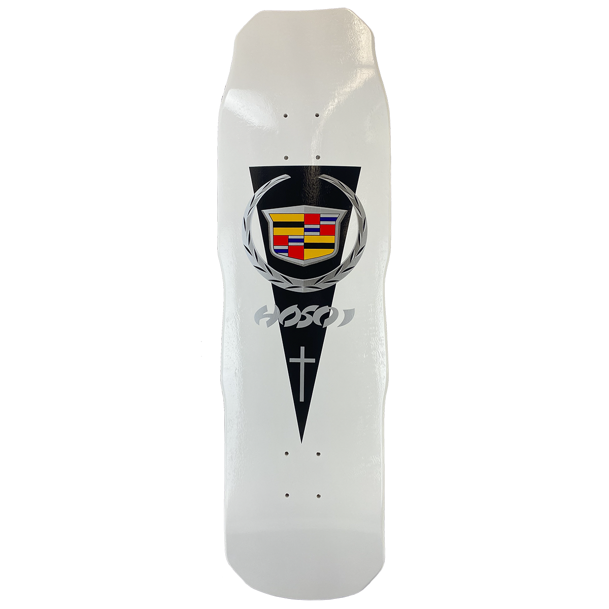 Hosoi Skateboards Cadillac Deck- 9.25"x32.5" - White