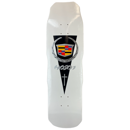 Hosoi Skateboards Cadillac Deck- 9.25"x32.5" - White