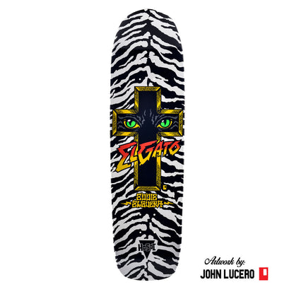 Hosoi Skateboards Cat Eyes Deck– 8.75"x32.75" - White