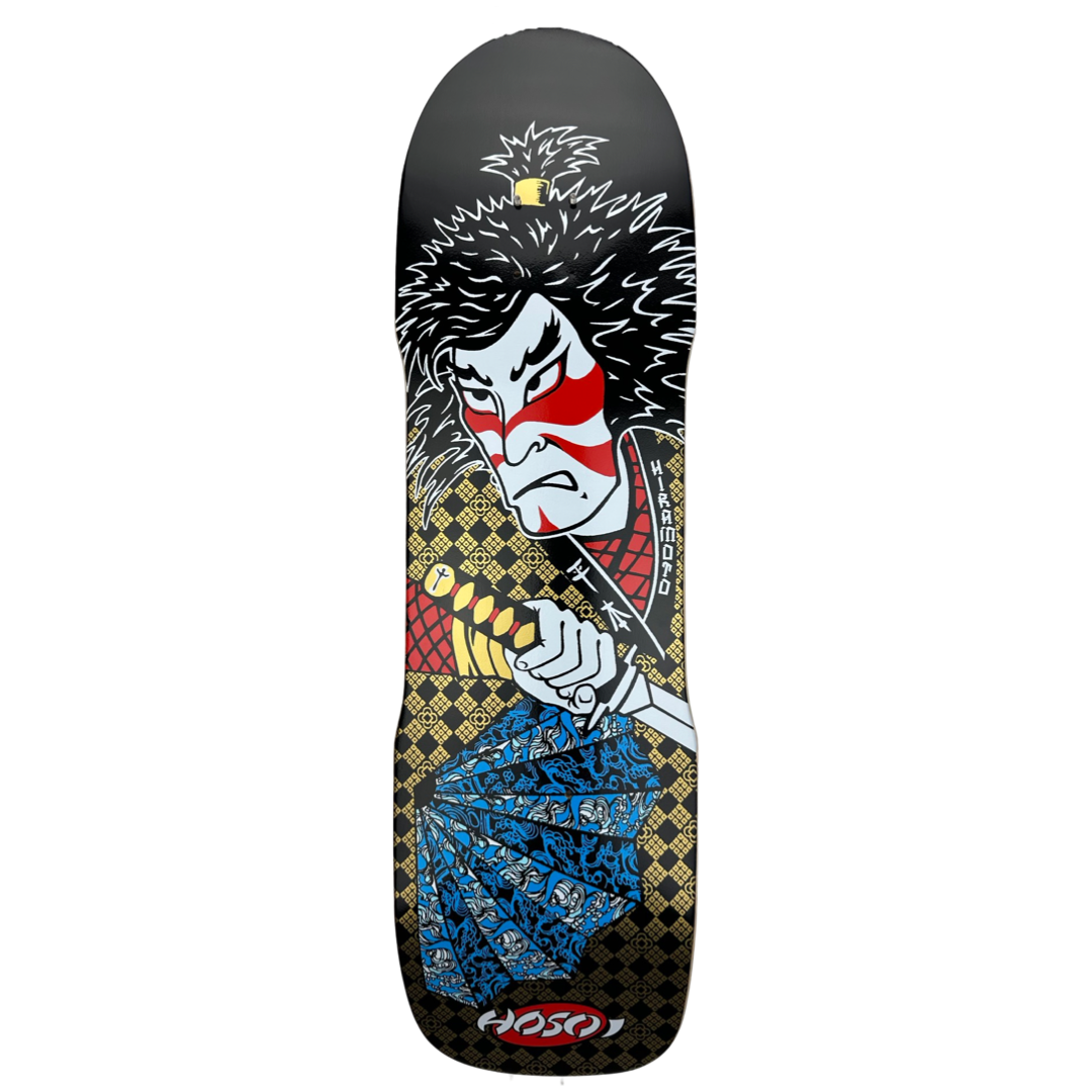 Hosoi Skateboards- Lonny Hiramoto Samurai Deck 9"x32.5" - Black
