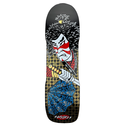 Hosoi Skateboards- Lonny Hiramoto Samurai Deck 9"x32.5" - Black