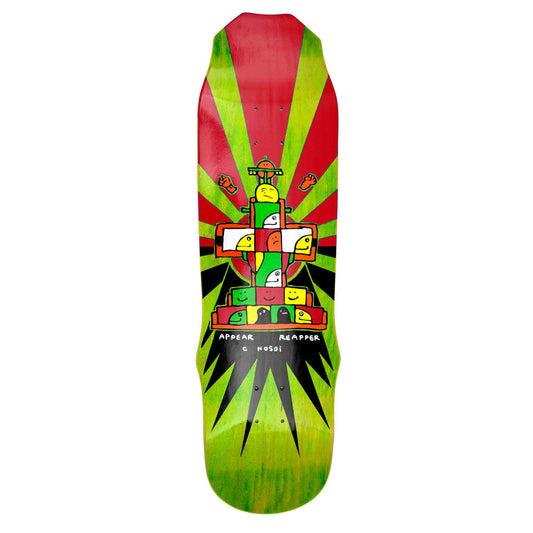 Hosoi Skateboards Gonz 93 Deck- 9"x33" - Lime Stain