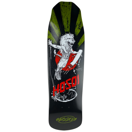 Hosoi Skateboards Hosoi King Deck– 9"x32.25"6 - Black