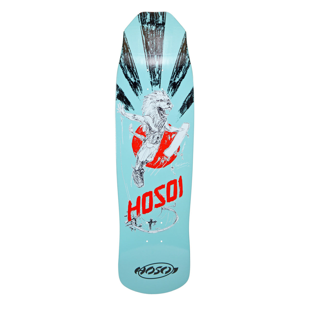Hosoi Skateboards Hosoi King Deck– 9"x32.25"6 - Turquoise