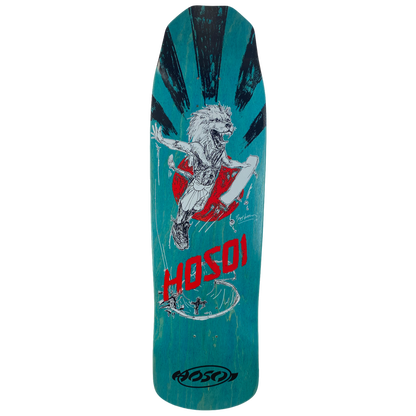Hosoi Skateboards Hosoi King Deck– 9"x32.25"6 - Turquoise Stain