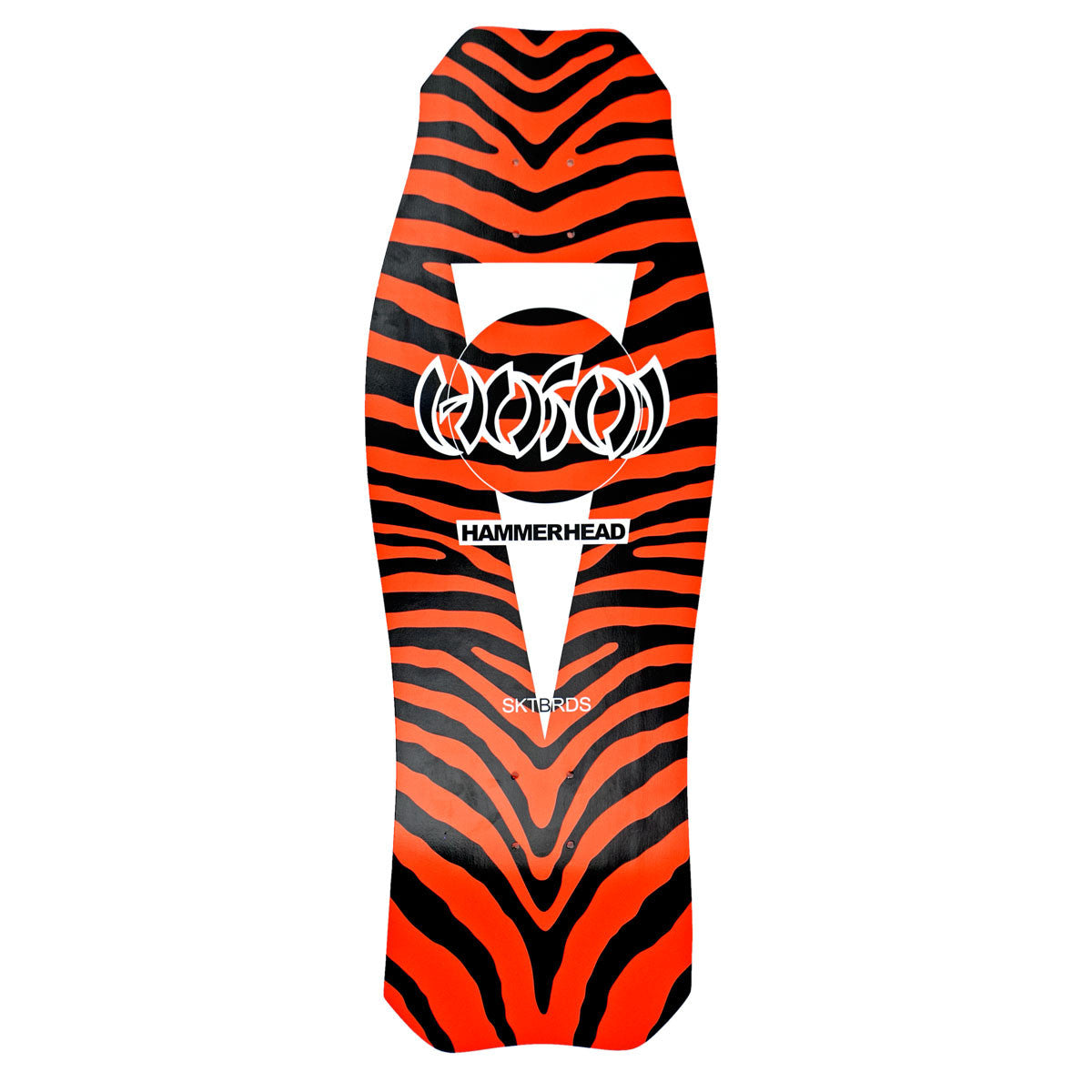 Hosoi Skateboards O.G. Zebra Hammerhead Deck– 10.5"x31" - Orange