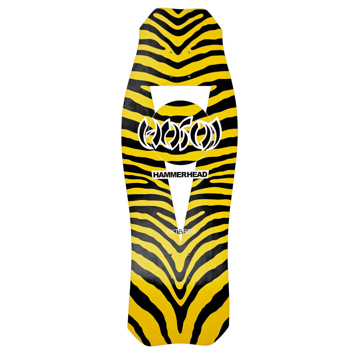 Hosoi Skateboards O.G. Zebra Hammerhead Deck– 10.5"x31" - Yellow