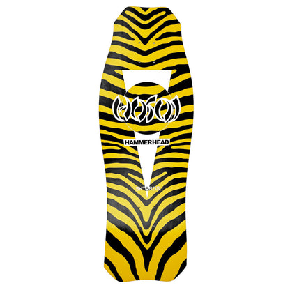 Hosoi Skateboards O.G. Zebra Hammerhead Deck– 10.5"x31" - Yellow