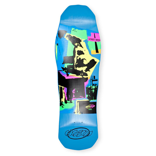 Hosoi Skateboards Pop Art 87 Deck (Large) – 10"x32.75" - Blue