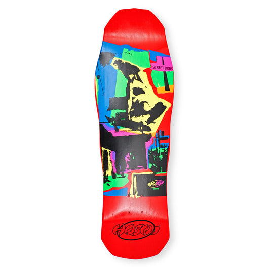 Hosoi Skateboards Pop Art 87 Deck (Large) – 10"x32.75" - Red