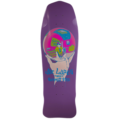 Schmitt Stix Joe Lopes Crystal Ball Deck- 9.875"x31" Purple Dip