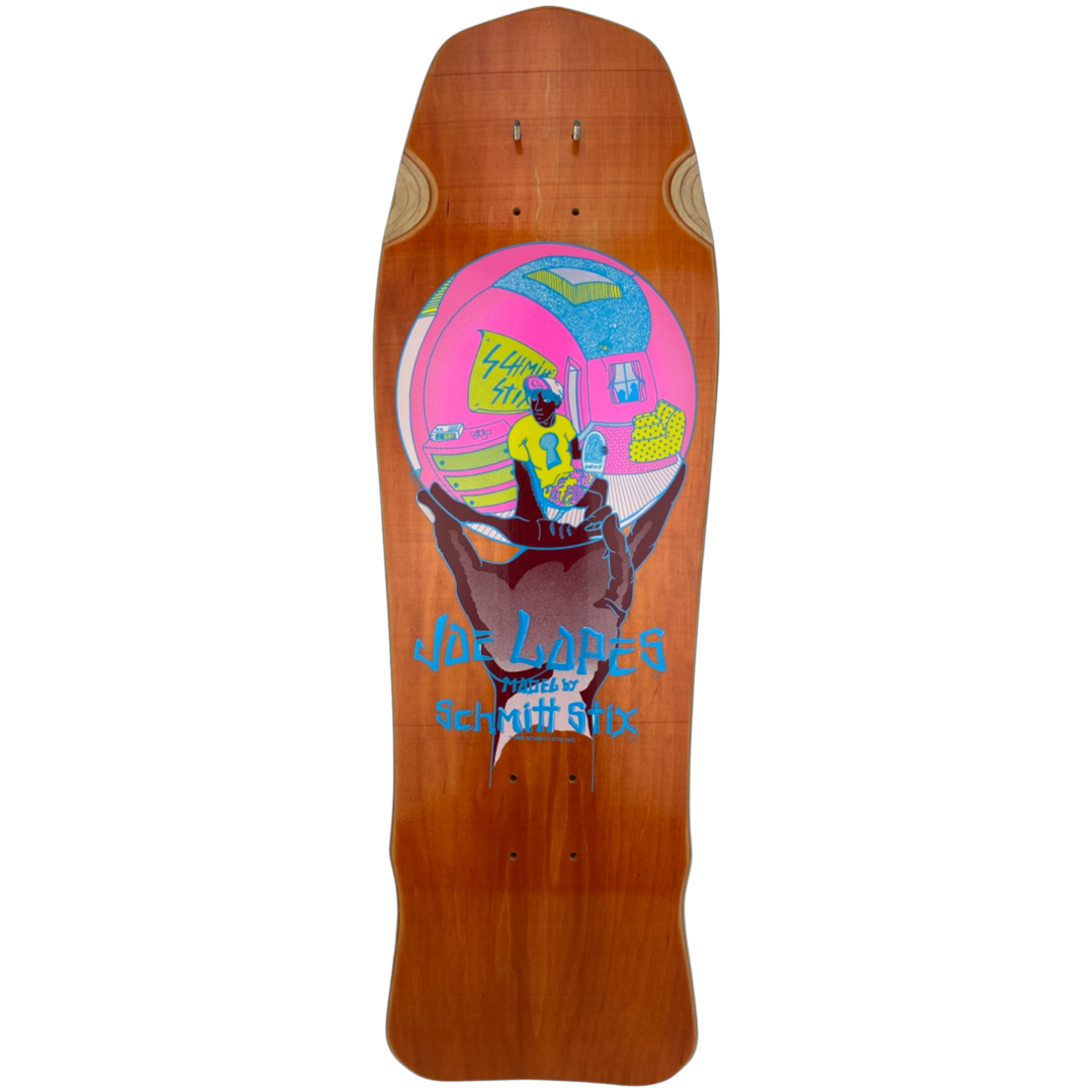 Schmitt Stix Joe Lopes Crystal Ball Deck- 9.875"x31" Orange/Yellow