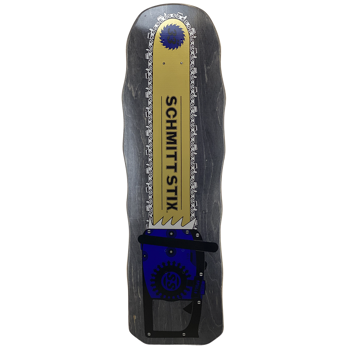 Schmitt Stix Chainsaw Deck- 10"x33" Black Stain