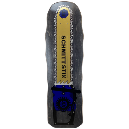 Schmitt Stix Chainsaw Deck- 10"x33" Black Stain