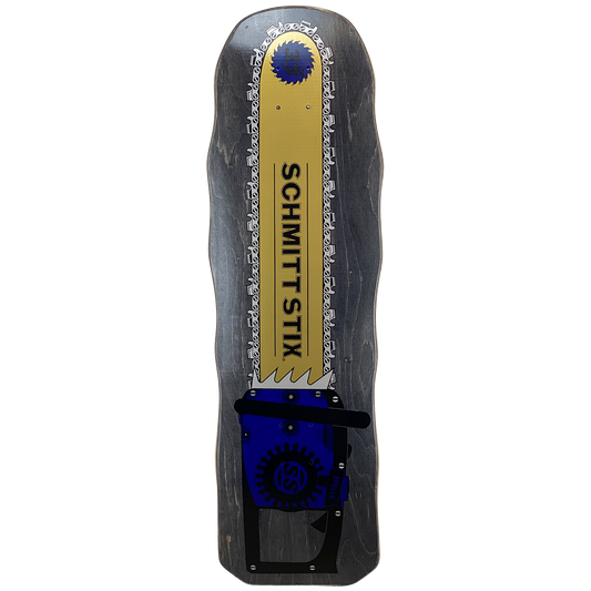 Schmitt Stix Chainsaw Deck- 10"x33" Black Stain