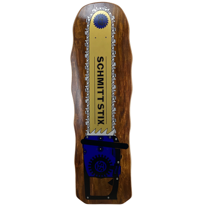 Schmitt Stix Chainsaw Deck- 10"x33" Brown Stain