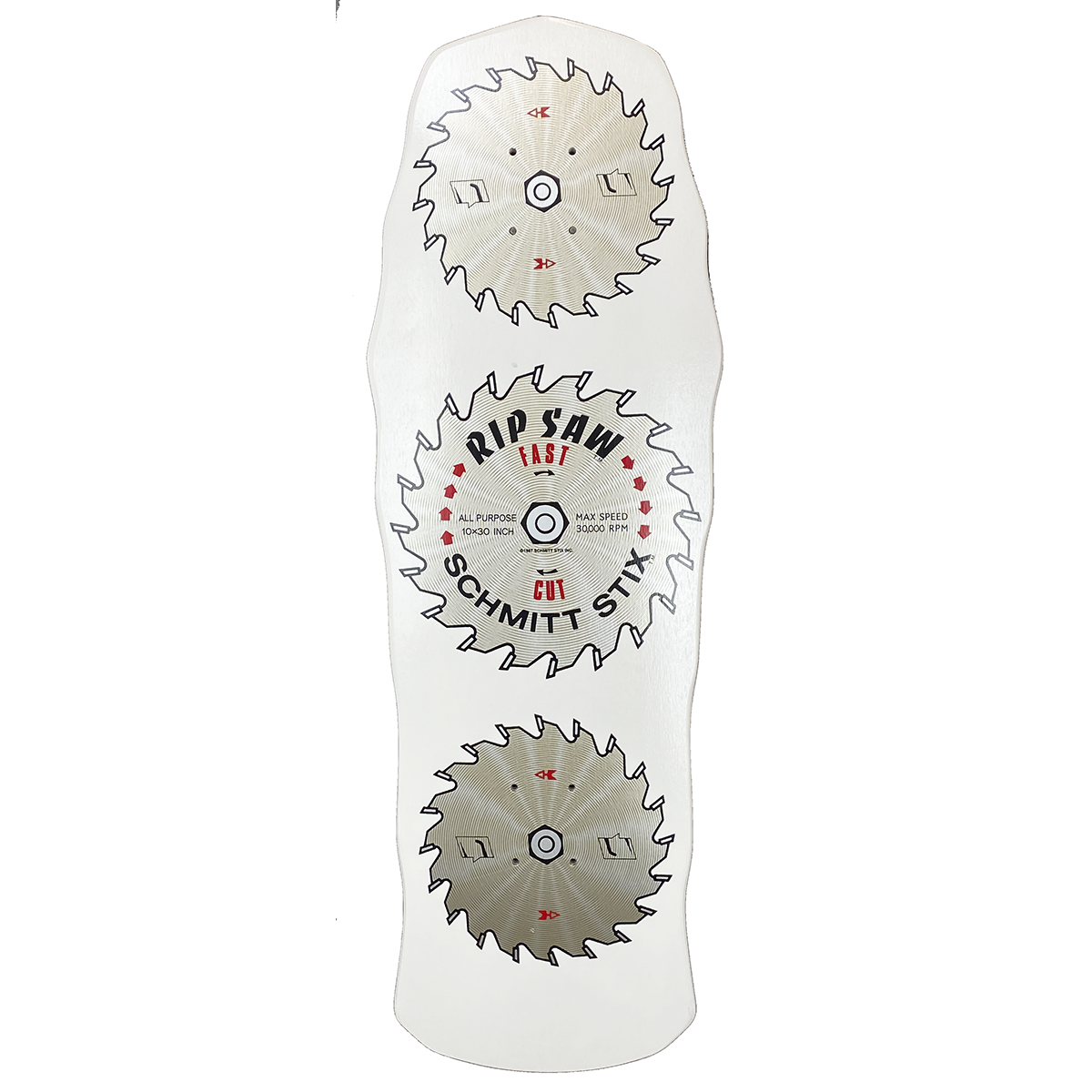 Schmitt Stix Ripsaw Deck White