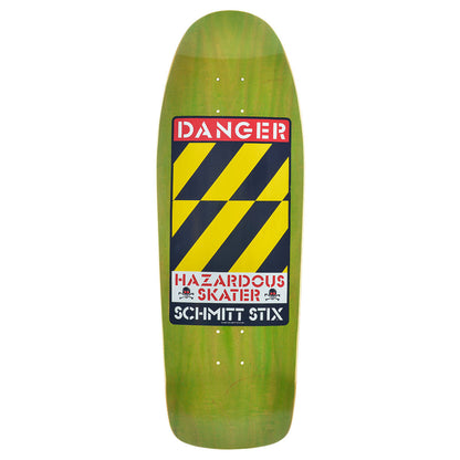 Schmitt Stix Danger Modern Concave Deck- 10"x30" Green Stain