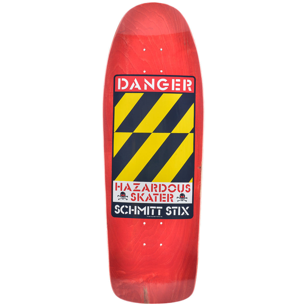 Schmitt Stix Danger Modern Concave Deck- 10"x30" Red Stain