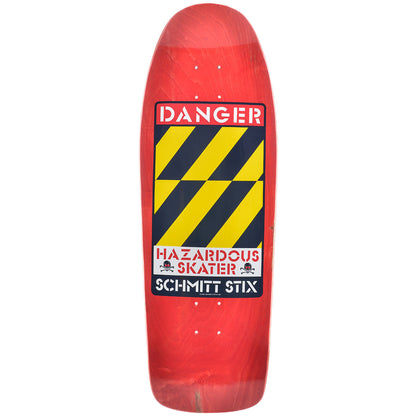 Schmitt Stix Danger Modern Concave Deck- 10"x30" Red Stain
