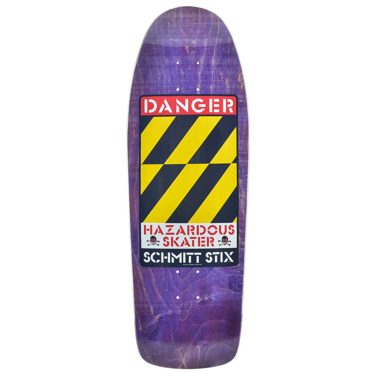 Schmitt Stix Danger Modern Concave Deck- 10"x30" Purple Stain