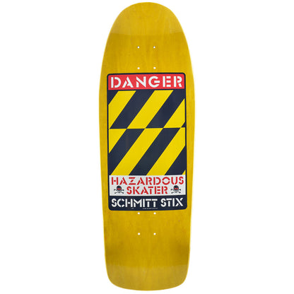 Schmitt Stix Danger Modern Concave Deck- 10"x30" Yellow Stain