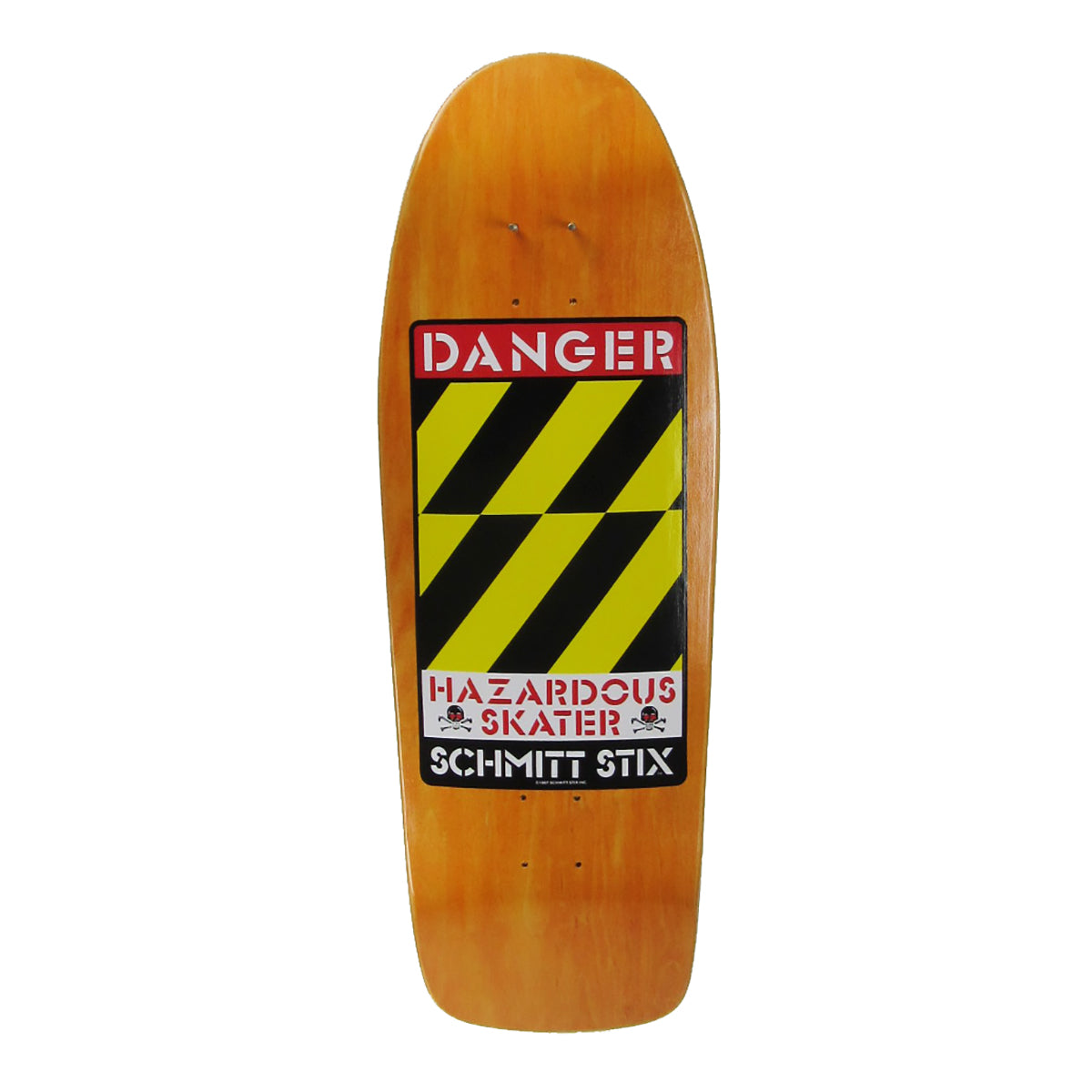 Schmitt Stix Danger Modern Concave Deck- 10"x30" Orange Stain