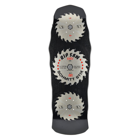 Schmitt Stix Ripsaw Modern Concave Deck- 10"x30" Black