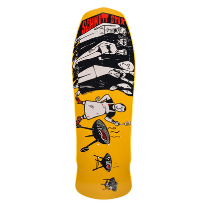 Schmitt Stix Joe Lopes BBQ Deck-10.125"x30.625" Yellow