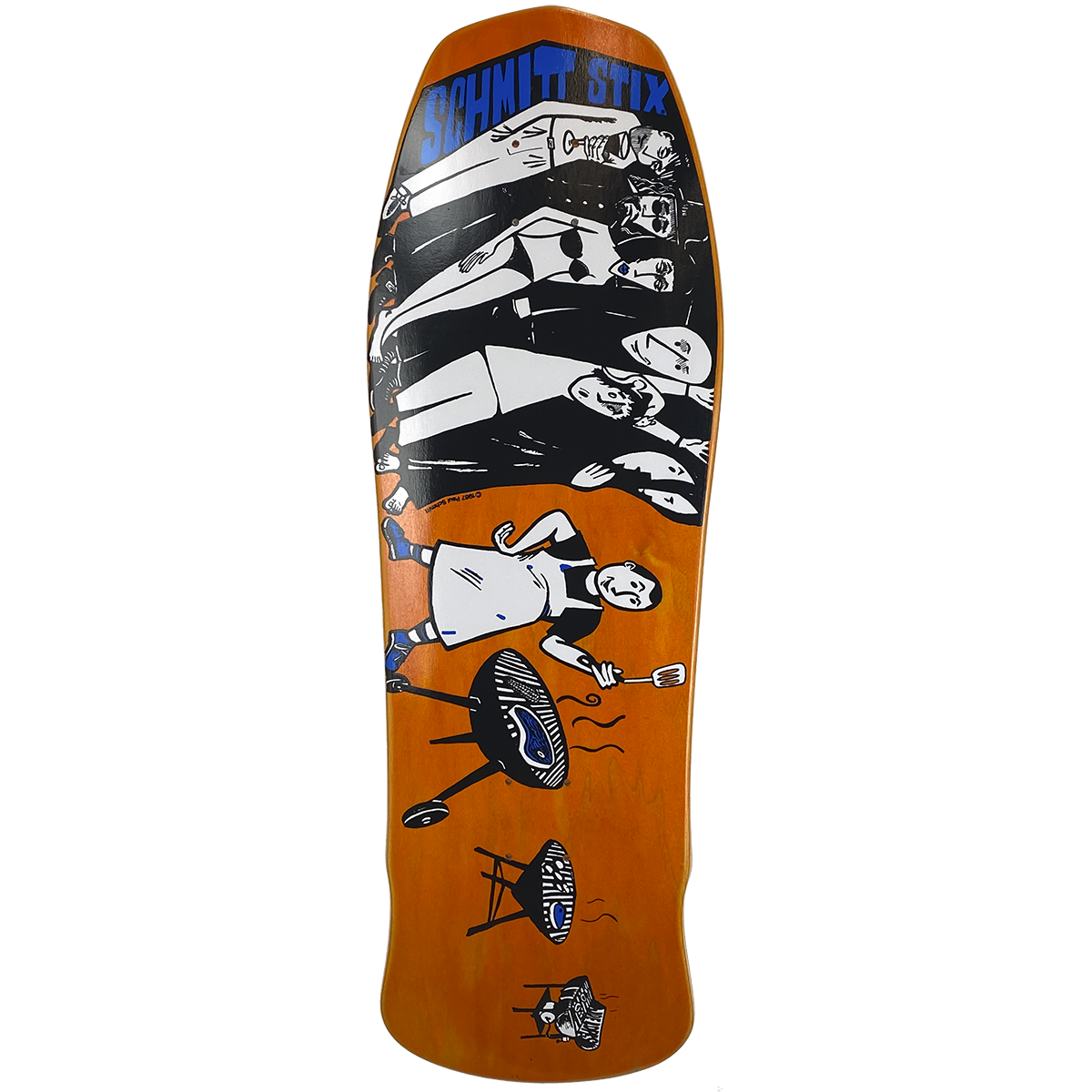Schmitt Stix Joe Lopes BBQ Deck-10.125"x30.625" Orange Stain