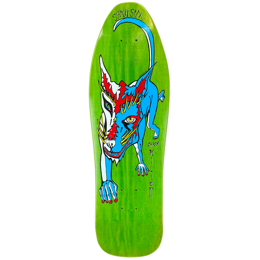 Schmitt Stix Chris Miller Mini Deck- 9.125"x29.75" Green Stain