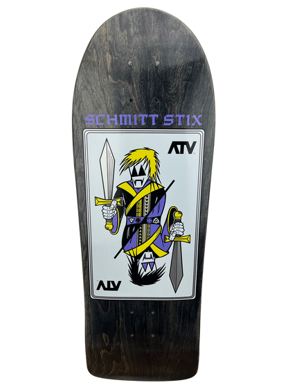 Schmitt Stix ATV Deck-  9 3/8"x30.25" WB 15.5" Black Stain