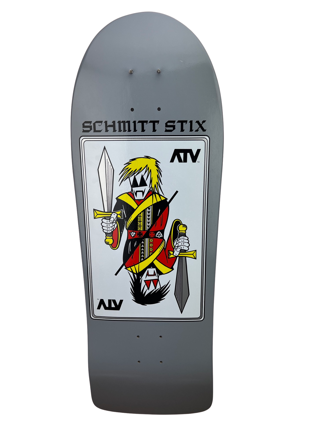 Schmitt Stix ATV Deck-  9 3/8"x30.25" WB 15.5" Grey Dip