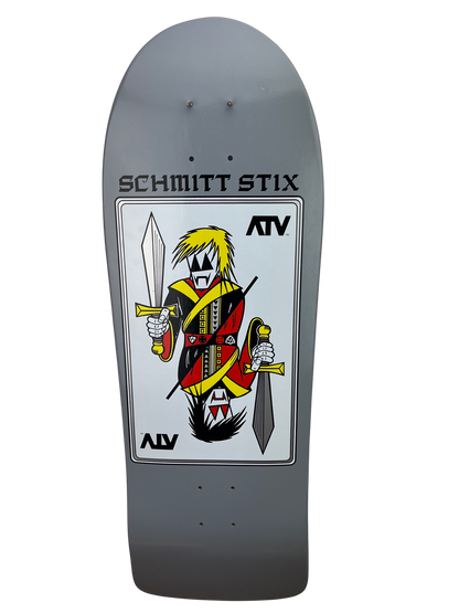 Schmitt Stix ATV Deck-  9 3/8"x30.25" WB 15.5" Grey Dip