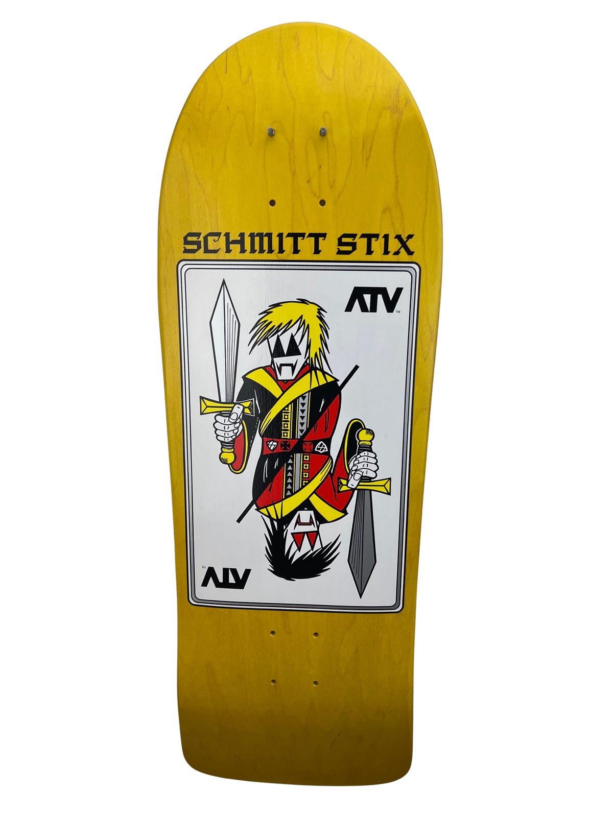 Schmitt Stix ATV Deck-  9 3/8"x30.25" WB 15.5" Yellow Stain